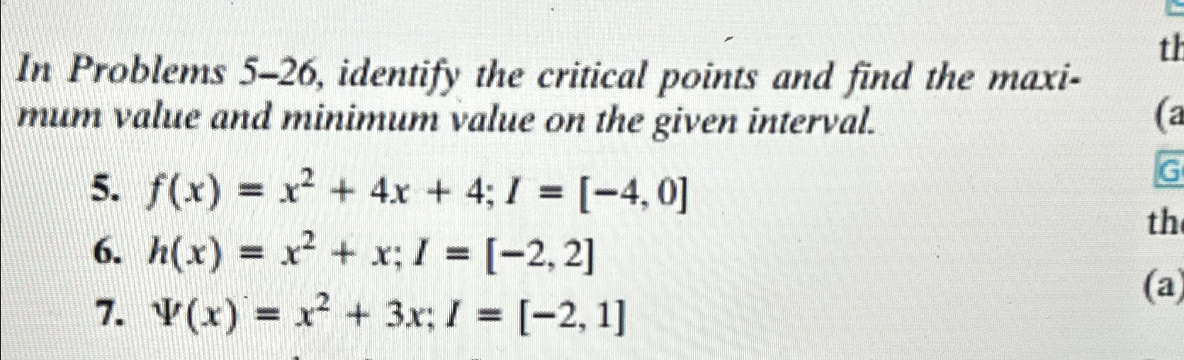 Solved In Problems 5-26, ﻿identify the critical points and | Chegg.com
