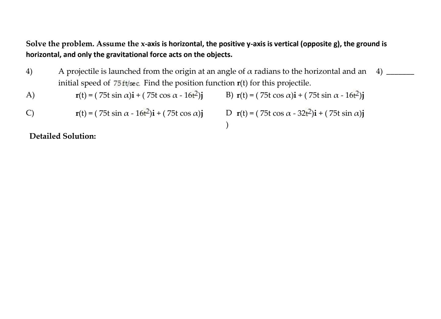 Solved Solve The Problem. Assume The X-axis Is Horizontal, | Chegg.com