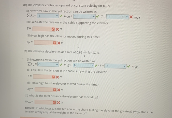 Solved 1. An Elevator Shown Below Filled With Passengers Has | Chegg.com