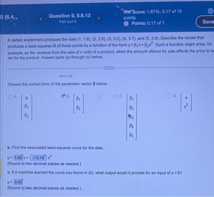 Solved A certain experiment produces the data | Chegg.com