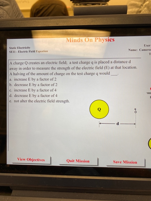 Solved Minds On Physics Static Electricity SE11 - Electric | Chegg.com