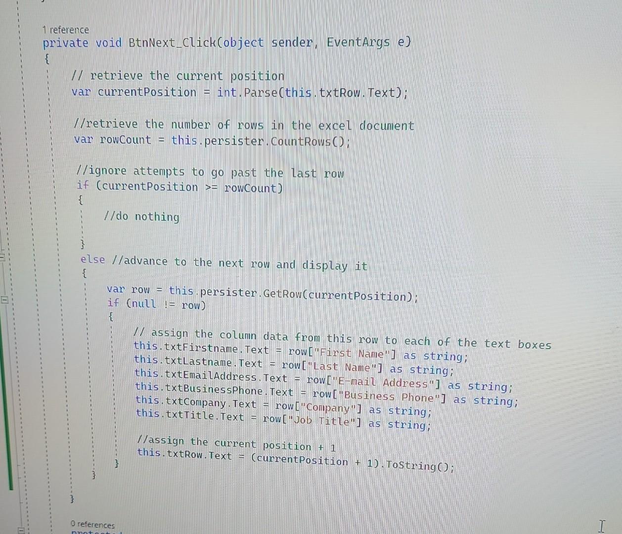 Solved this code designs a button that goes forward, how do | Chegg.com