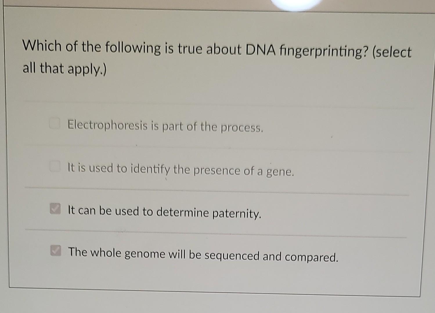 Solved Which of the following is true about DNA | Chegg.com
