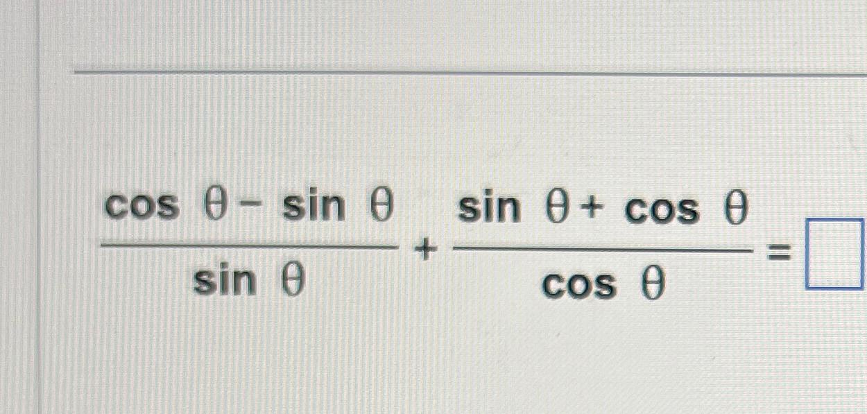 cos inverse of sin theta