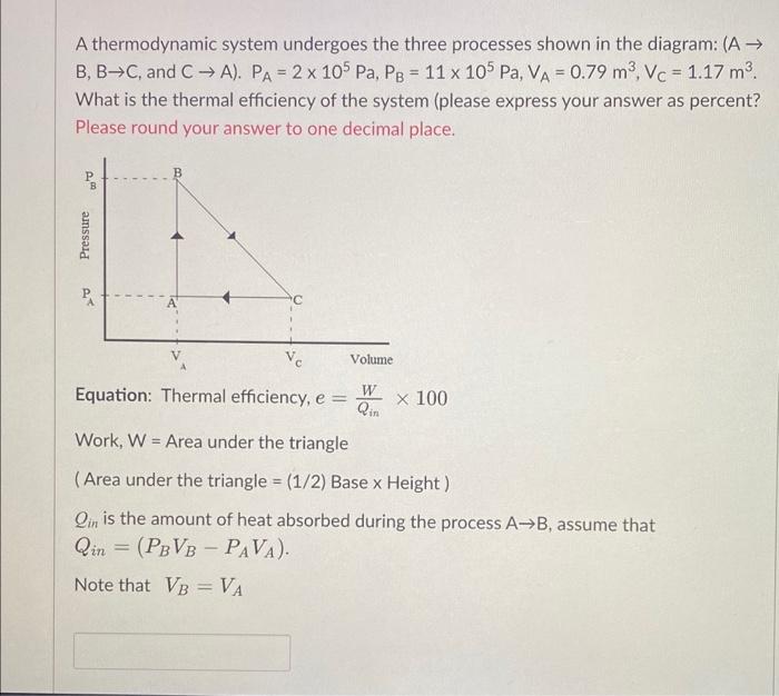 Solved A Thermodynamic System Undergoes The Three Processes | Chegg.com