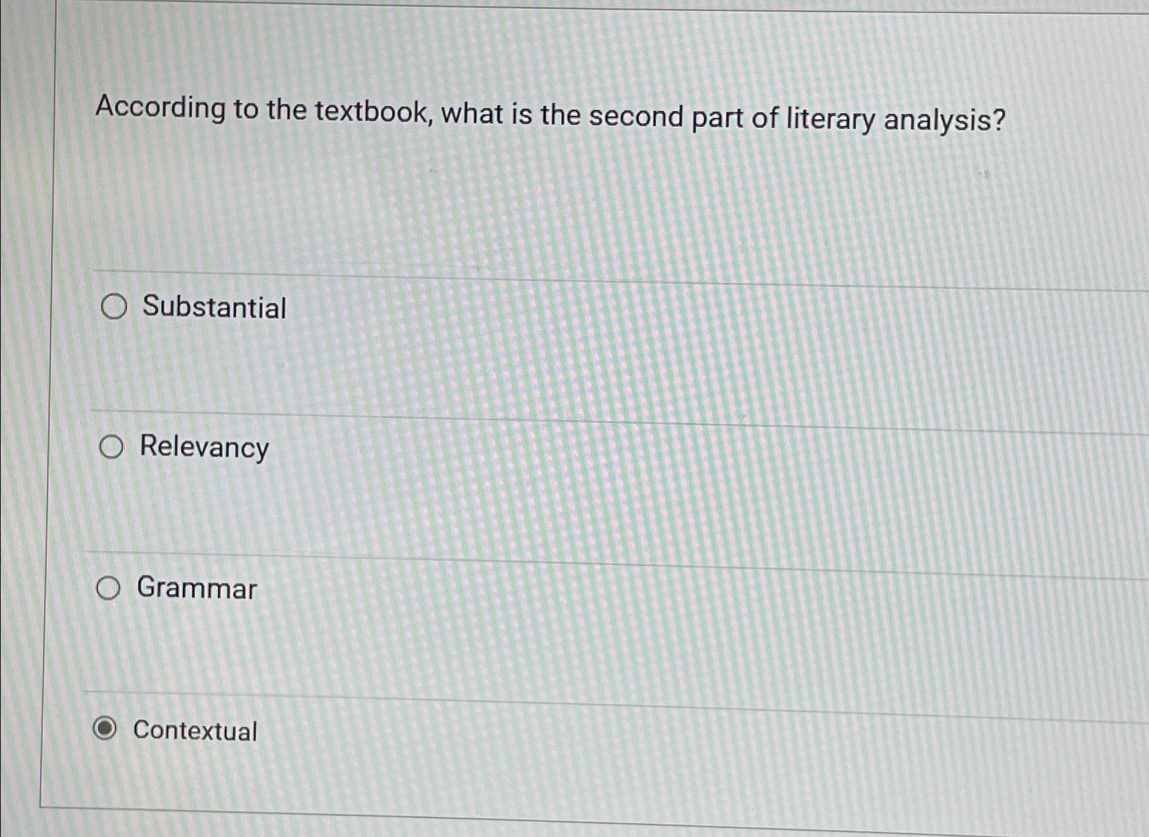 Solved According to the textbook, what is the second part of | Chegg.com