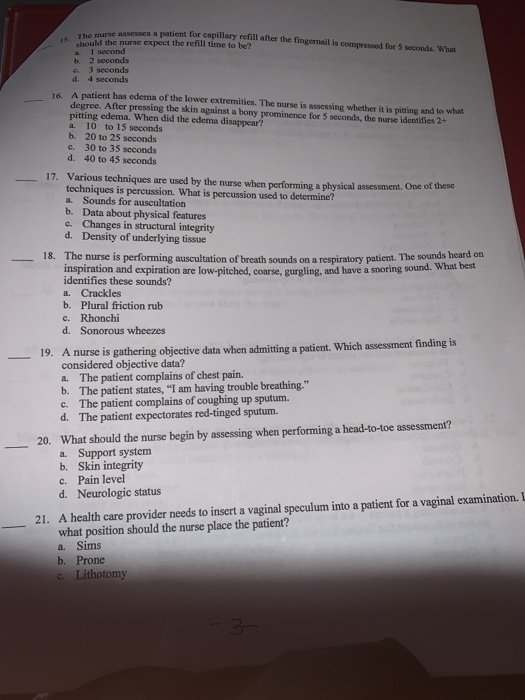 Solved a c. a. d. Hazardous factors 9. The signs and | Chegg.com