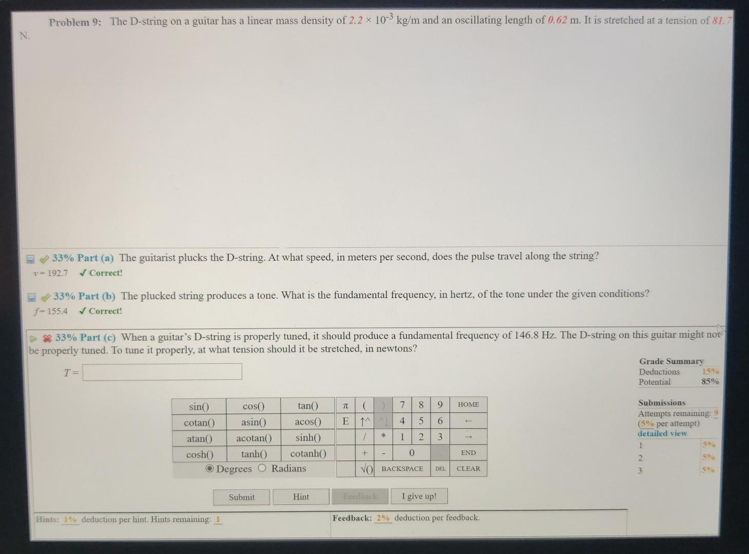 Solved part c only needs a answer thanks for the help use | Chegg.com