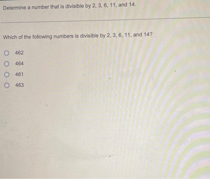 numbers divisible by 1 2 3 4 5 and 6