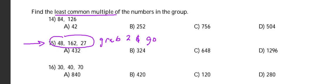 what is the least common multiple of 42 and 126