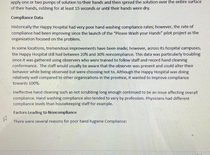 Solved Case Analysis 4: Please Wash Your Hands (Culture and | Chegg.com