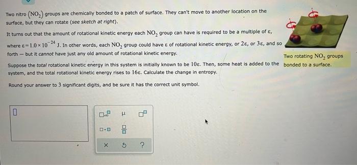 solved-two-nitro-no2-groups-are-chemically-bonded-to-a-chegg