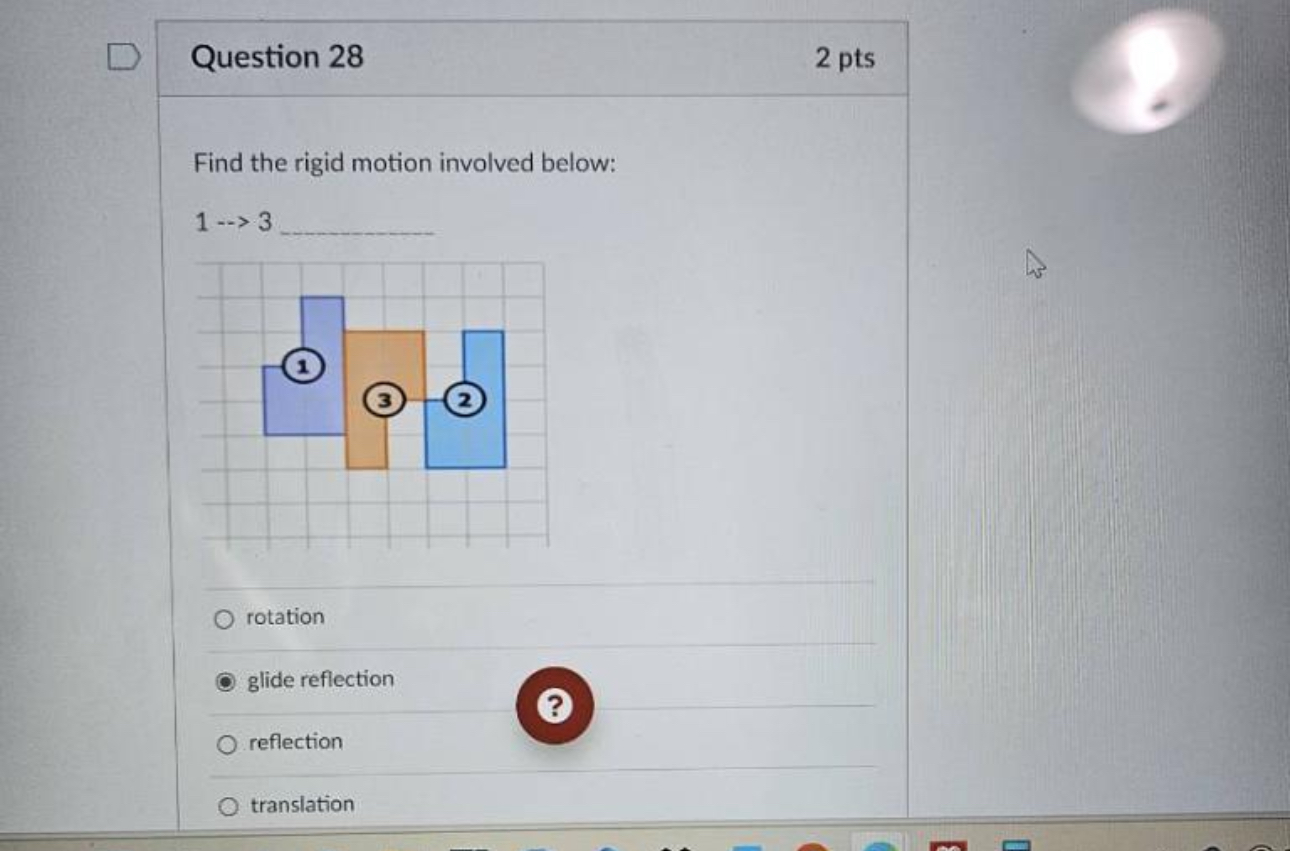 Solved Question 282ptsFind the rigid motion involved | Chegg.com