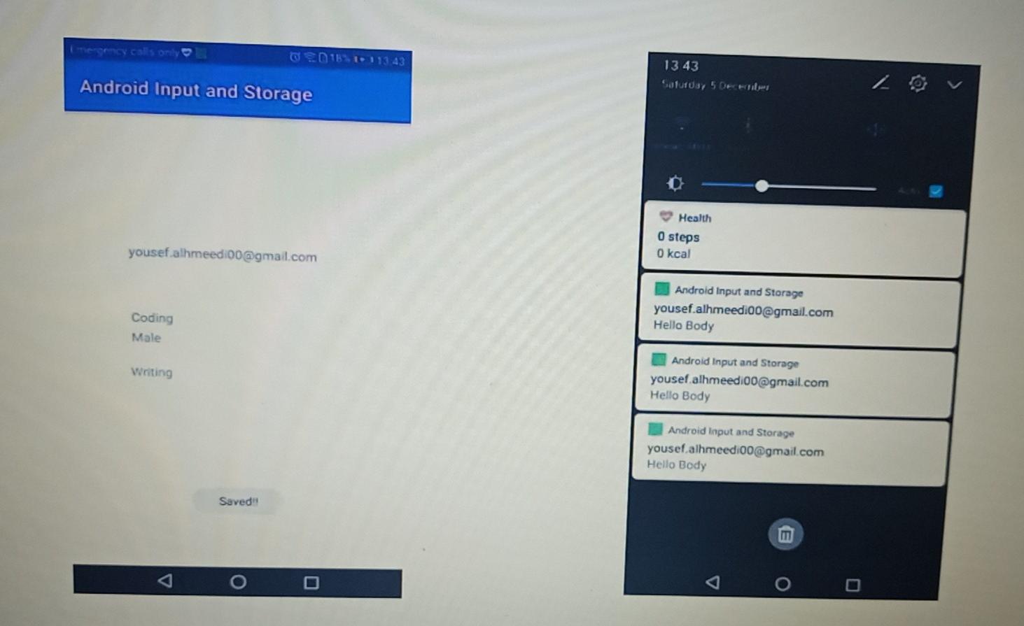 Design and implement the following android app using | Chegg.com