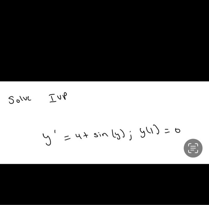 \( y^{\prime}=4+\sin (y) ; y(1)=0 \)