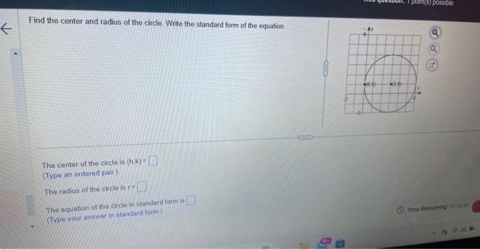 write the equation of a circle with center (hk) and radius r