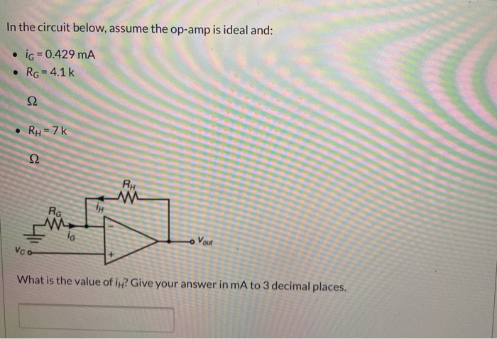 Solved In the circuit below, assume the op-amp is ideal and: | Chegg.com