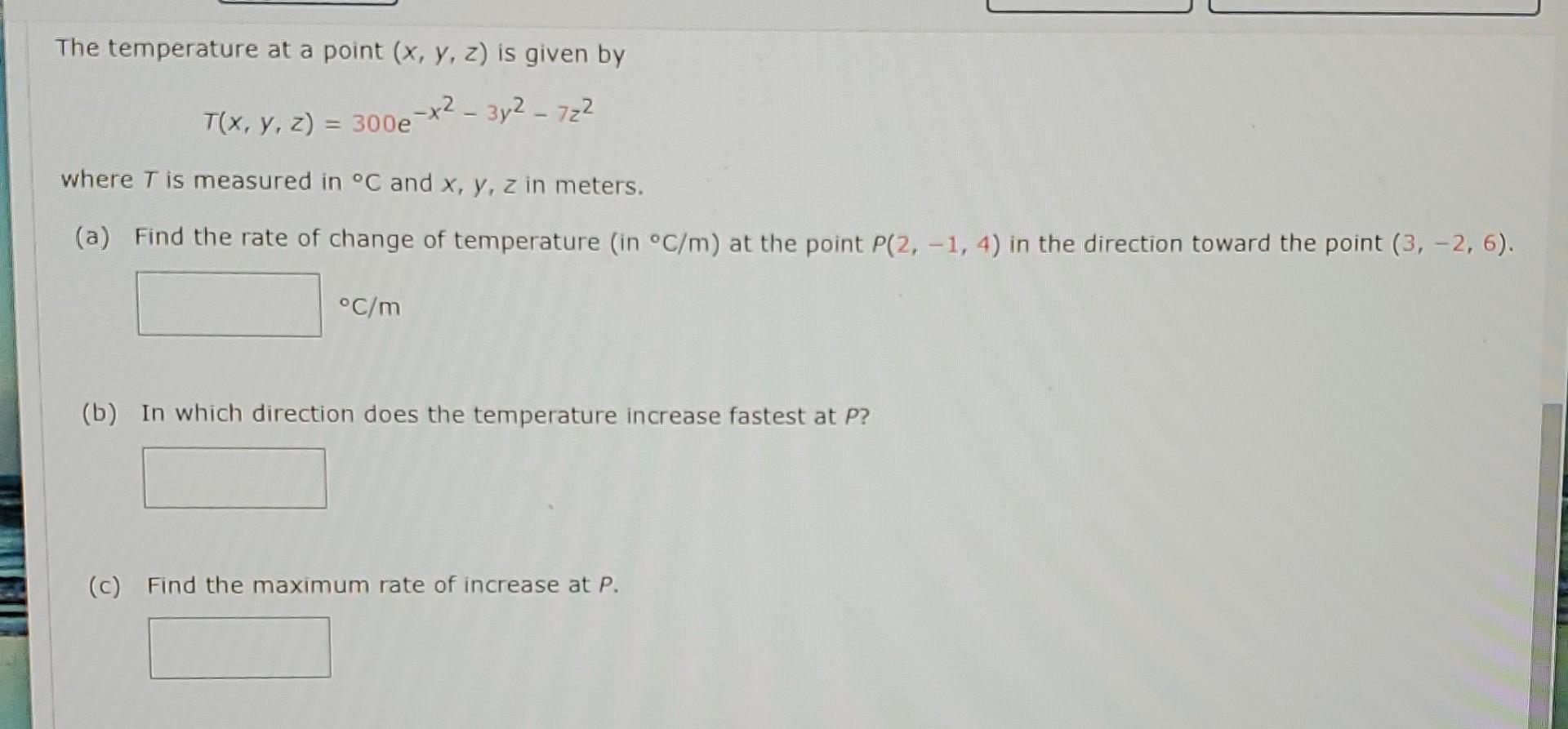 Solved The Temperature At A Point x y z Is Given By Chegg solved-the-temperature-at-a-point-x-y-z-is-given-by-chegg