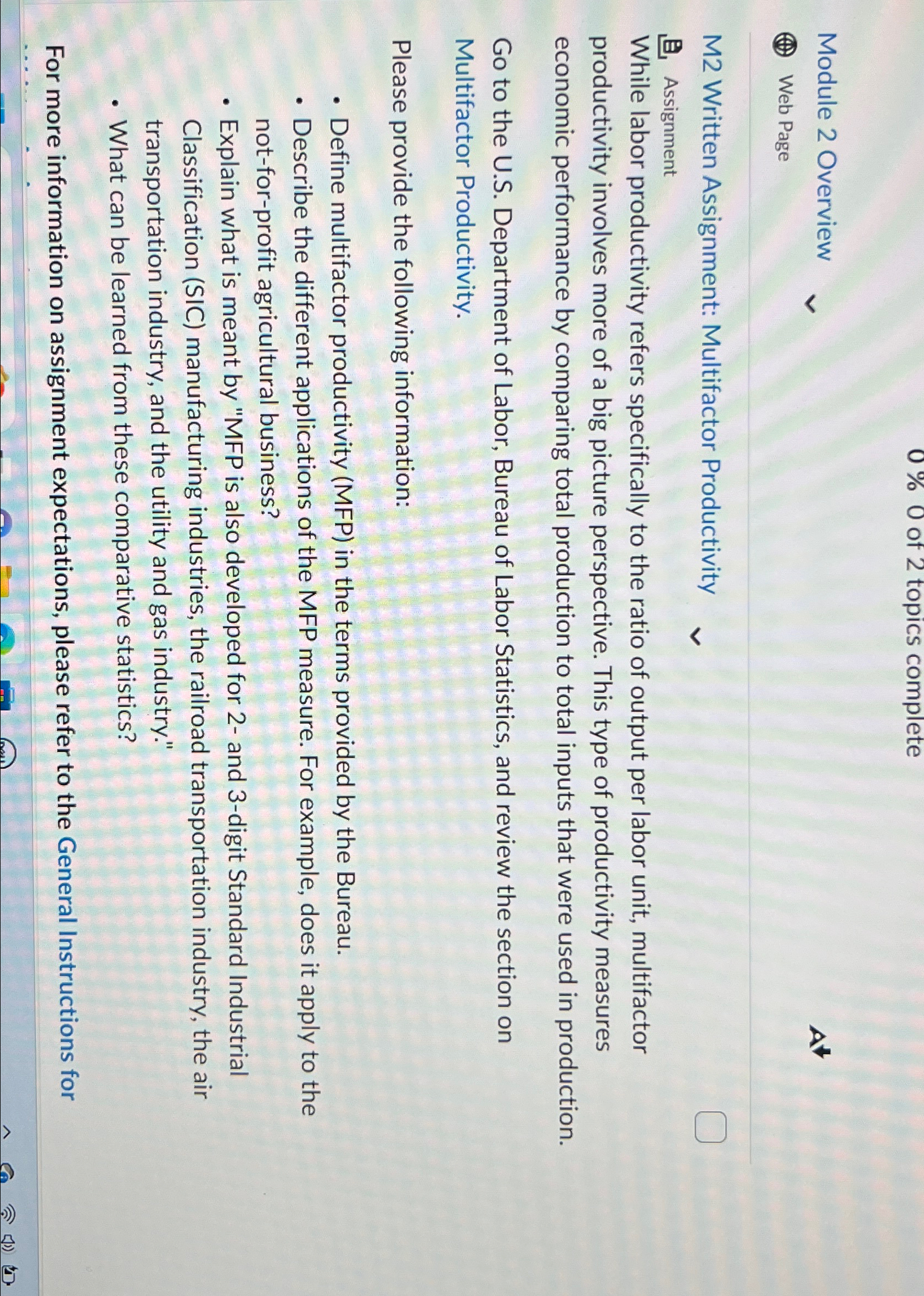 Solved Module 2 ﻿OverviewWeb PageM2 ﻿Written Assignment: | Chegg.com