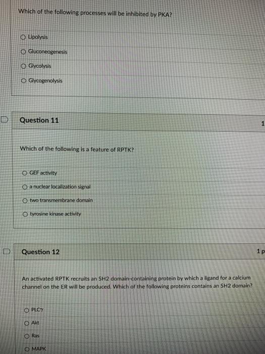 Solved RPTK can activate PI3K/Akt, Ras/MAPK, or PLC | Chegg.com
