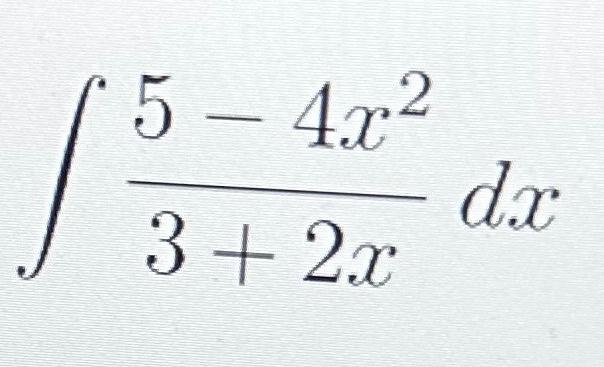 solved-3-2x5-4x2dx-chegg