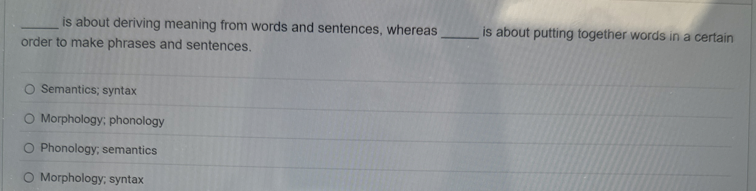 Solved ﻿is about deriving meaning from words and