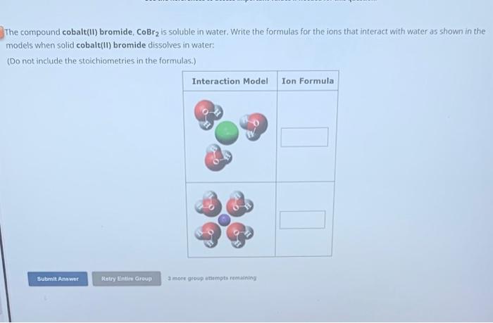Solved The compound copper(II) chloride, CuCl2 is soluble in | Chegg.com