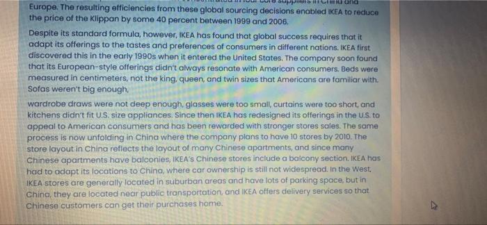 ikea the global retailer case study answers