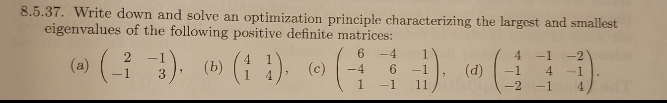 Solved PART D PLEASE Write down and solve an optimization | Chegg.com