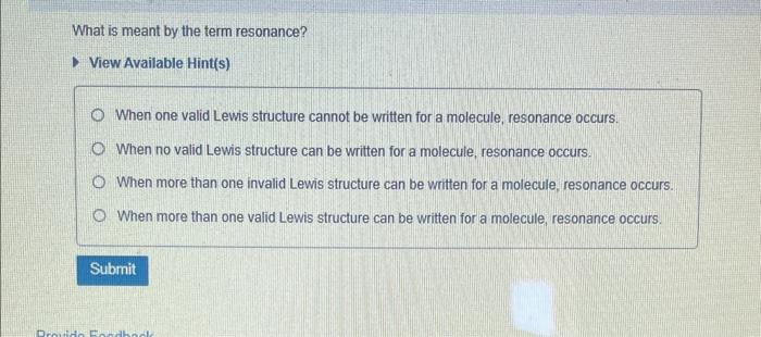 What Is Meant By The Term Resonance