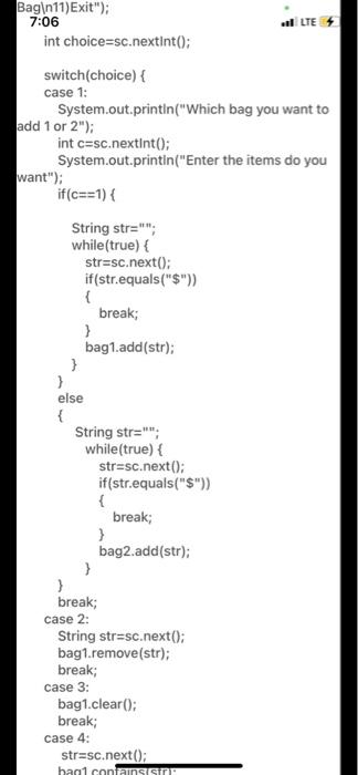 Solved java data structure - the previous hw is in the pics | Chegg.com