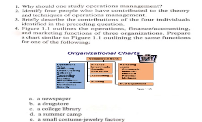 why study operations management essay