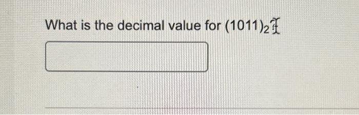 the value of 10001 2