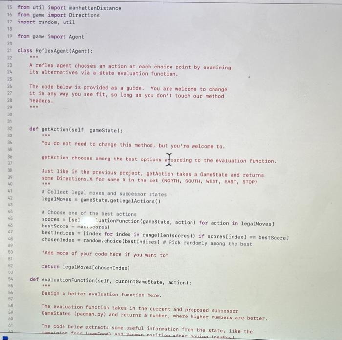 First, play a game of classic Pac-Man: python pacran, | Chegg.com