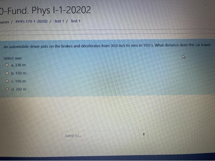 Solved Fund Phys 1 1 2 Surses Phys 170 1 2 Chegg Com