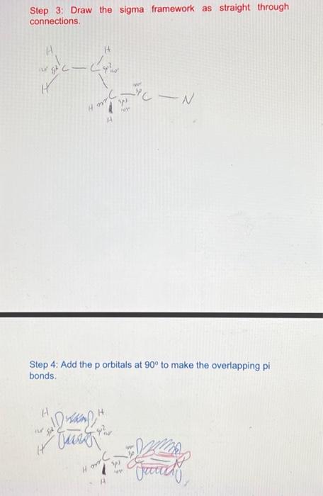 Solved draw the sigma framework as straight through | Chegg.com