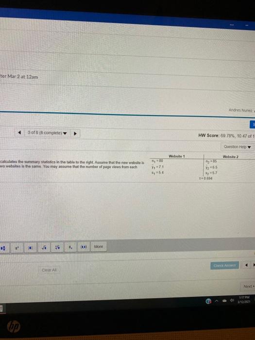 Solved Do part A and also part BB) Calculate the P value of | Chegg.com