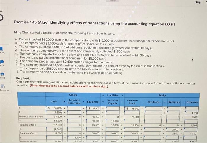 Solved Exercise Algo Identifying Effects Of Chegg Com