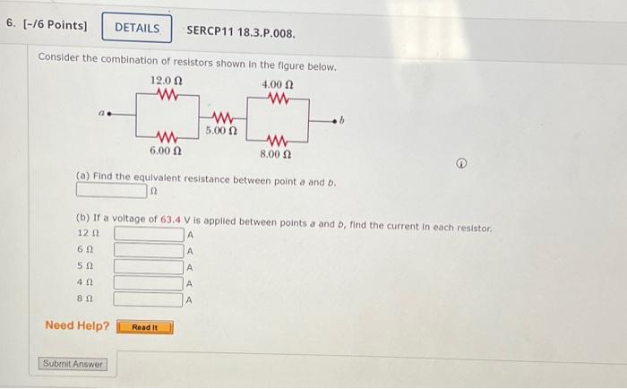 Solved Consider The Combination Of Resistors Shown In The | Chegg.com