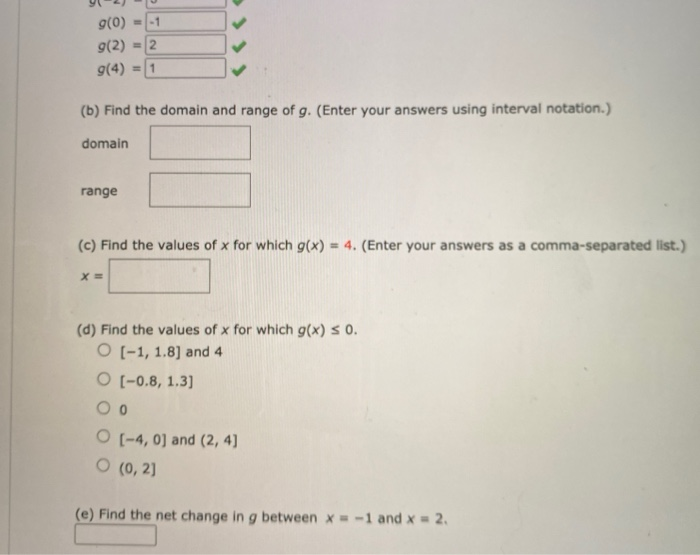 Solved The graph of a function g is given. у 3 3 X 3 -3 =4 | Chegg.com