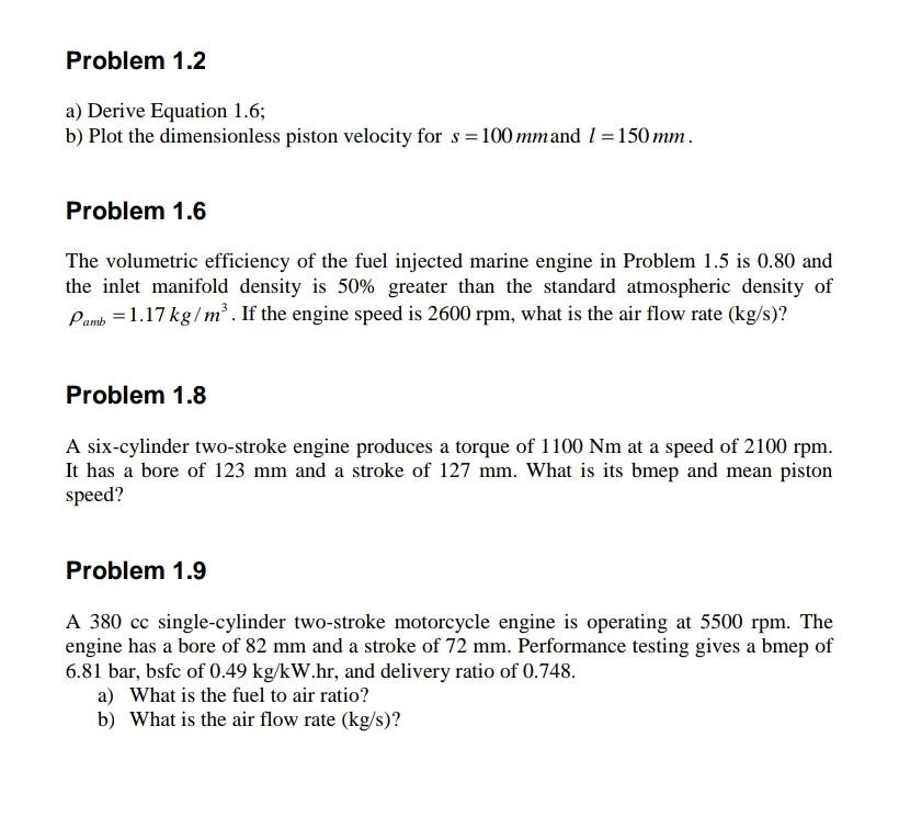 Solved Problem 1.2 A) Derive Equation 1.6; B) Plot The | Chegg.com