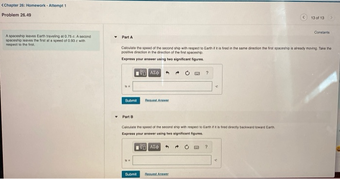 Solved (Chapter 26: Homework - Attempt 1 Problem 26.49 13 of | Chegg.com