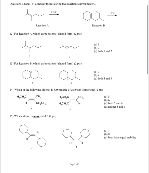 Solved Questions 12 and 13) Consider the following two | Chegg.com