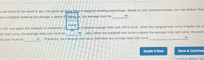 Solved 3. The relationship between marginal and average | Chegg.com
