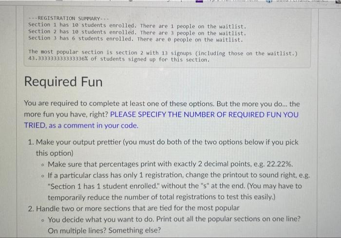 Solved Instructions Write a program that manages | Chegg.com