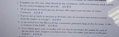 Solved please help with questions 1 ﻿and 5. | Chegg.com