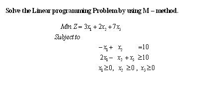 linear programming solver linear programming solver