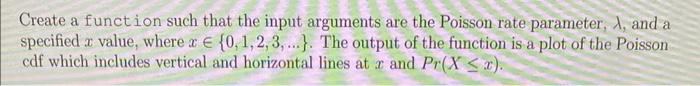 Solved Create a function such that the input arguments are | Chegg.com