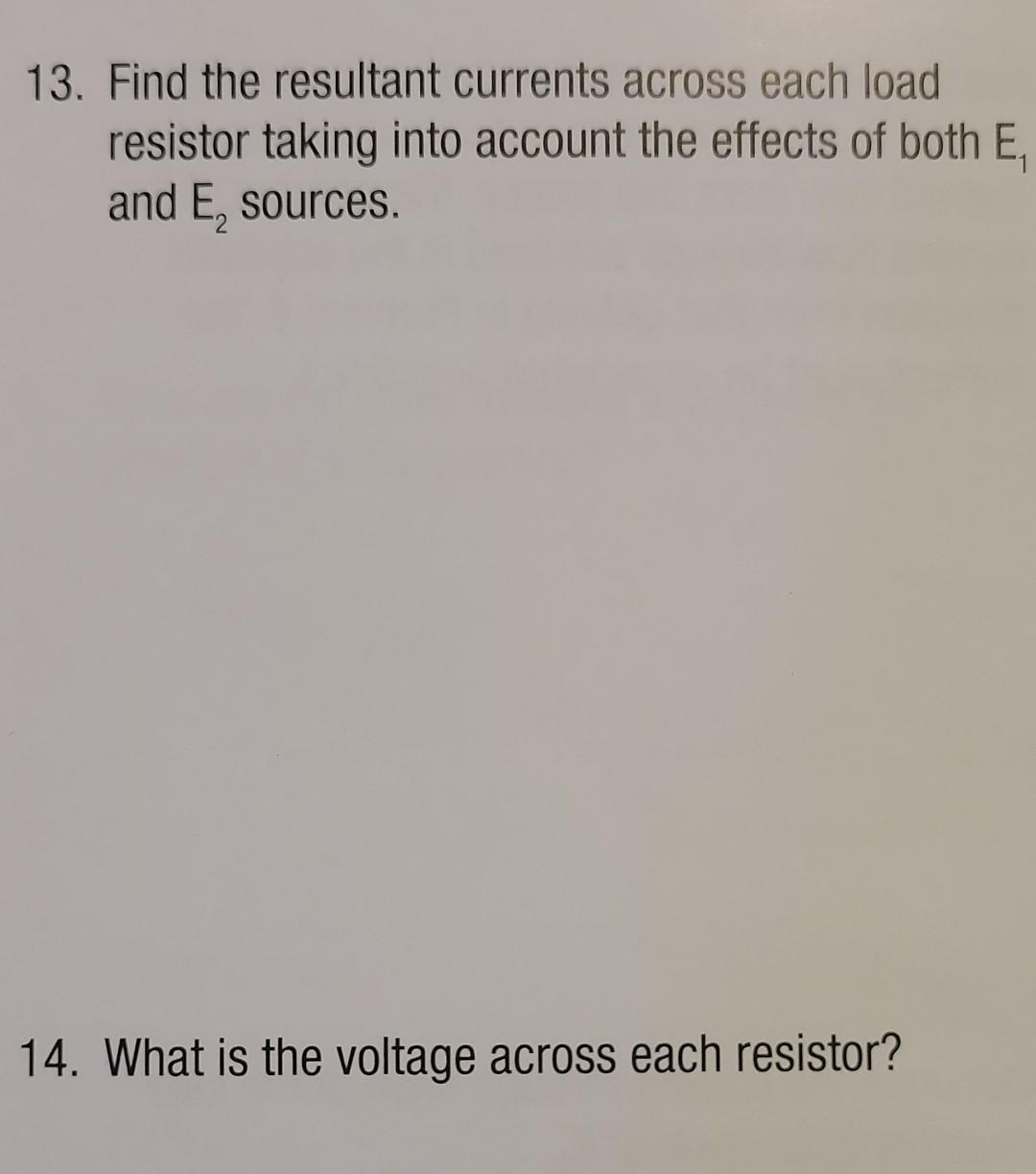 Solved Use the following circuit to answer Questions 8 | Chegg.com