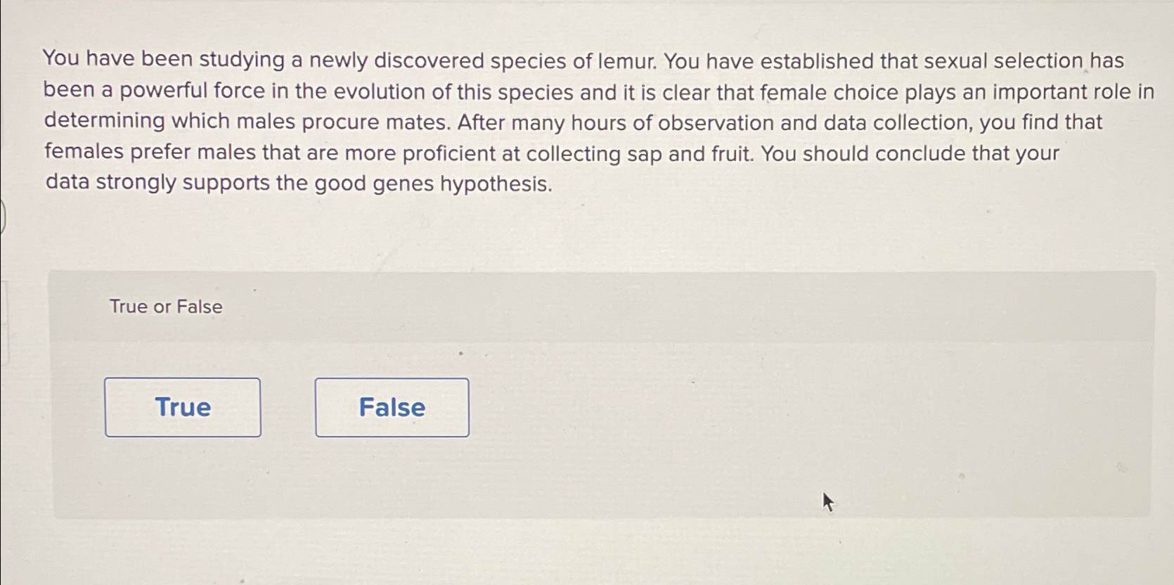 Solved You have been studying a newly discovered species of | Chegg.com